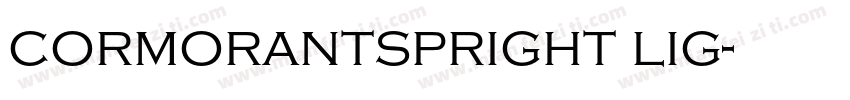 cormorantspright lig字体转换